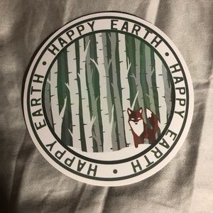 Pack of 10 Happy Earth Stickers